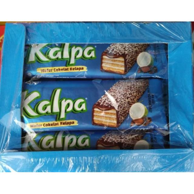 

Kalpa wafer Chocolate Cokelat kelapa box isi 12pcs @24gr