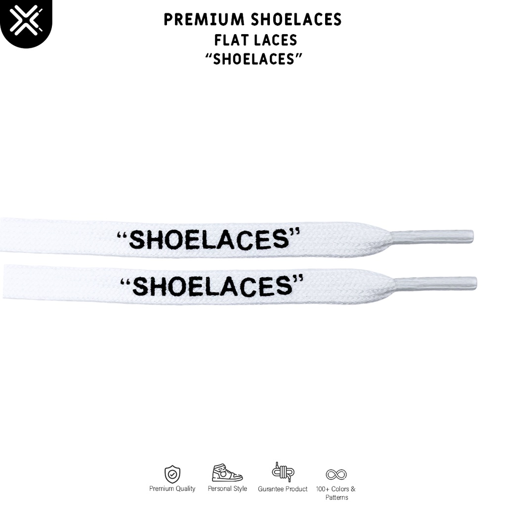 TALI SEPATU OFF WHITE SHOELACES | PREMIUM SHOELACES