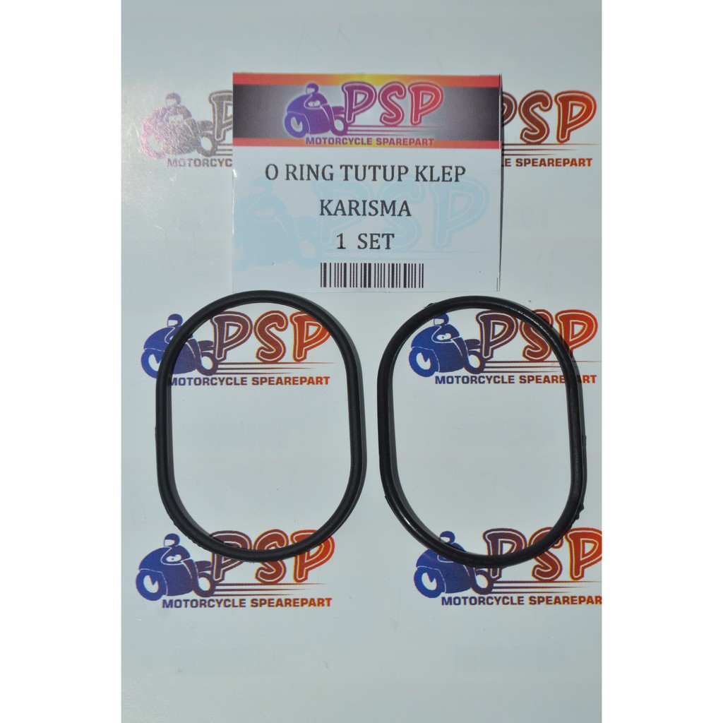 Oring Tutup Klep KARISMA (Harga Per set isi 2) - Seal Sil O Ring Karet OTK KIRANA / SUPRA X 125