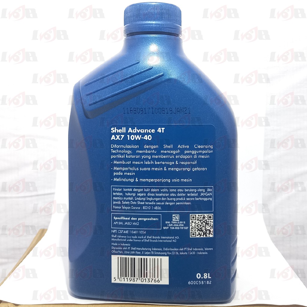 Oli Shell Matic Advance AX7 Scooter 10W30 10W40 Motor Matik