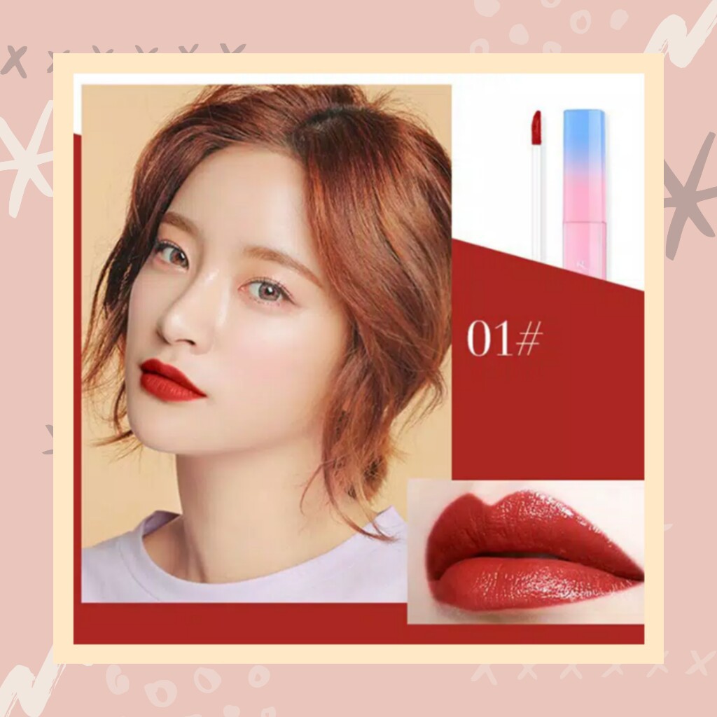 Liptint Lameila Velvet Korean tahan lama dan tidak bikin bibir pecah pecah
