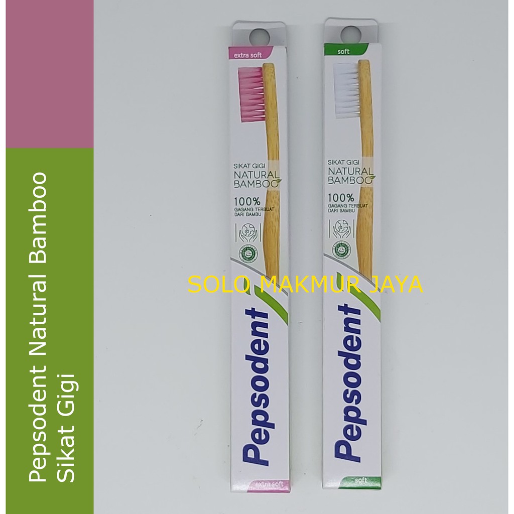 Pepsodent Sikat Gigi Natural Bamboo Bambu