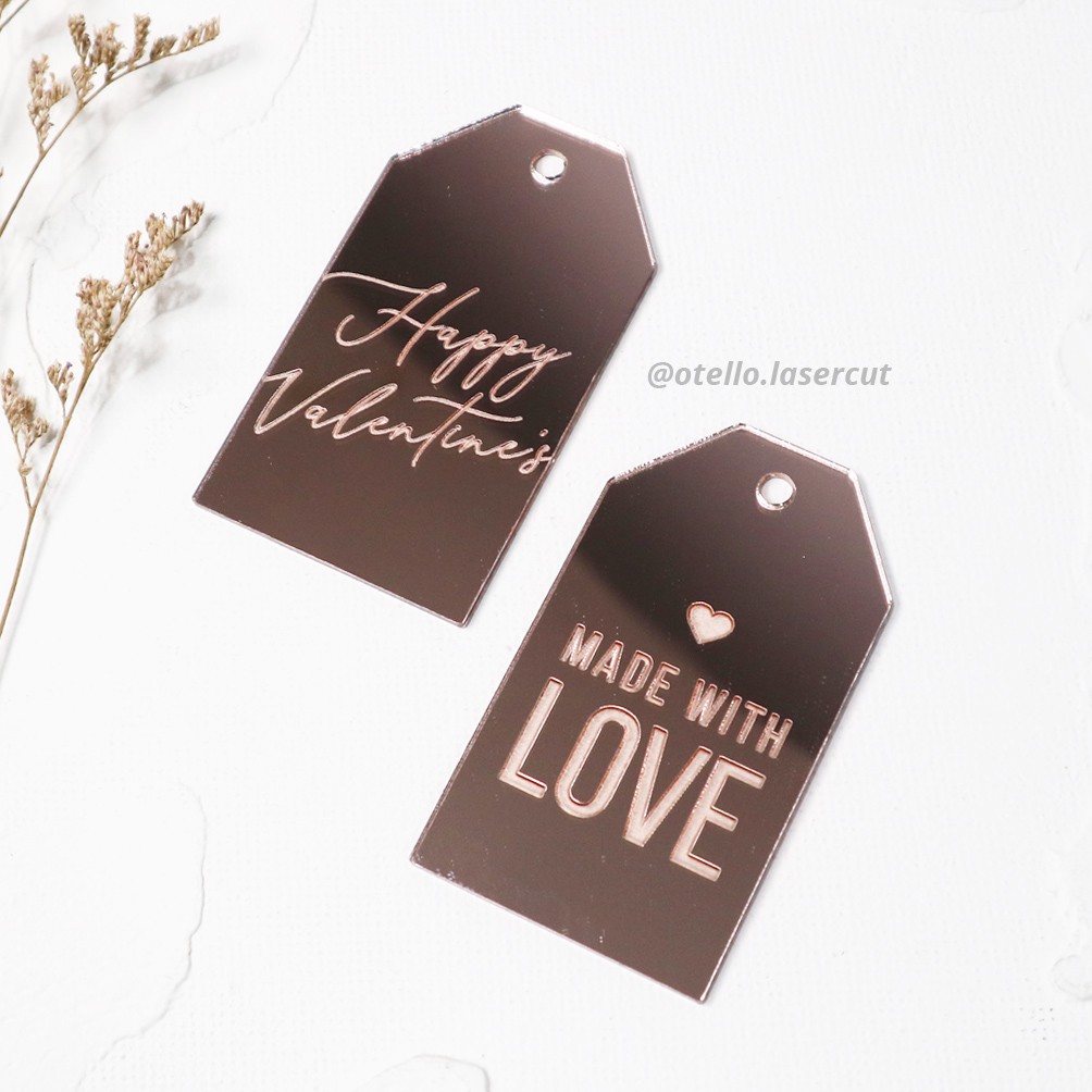 Hang Tag Valentine Hang Tag | Hiasan Hampers Gift Tag Love Hangtag Pacar Romantis Hiasan Kado