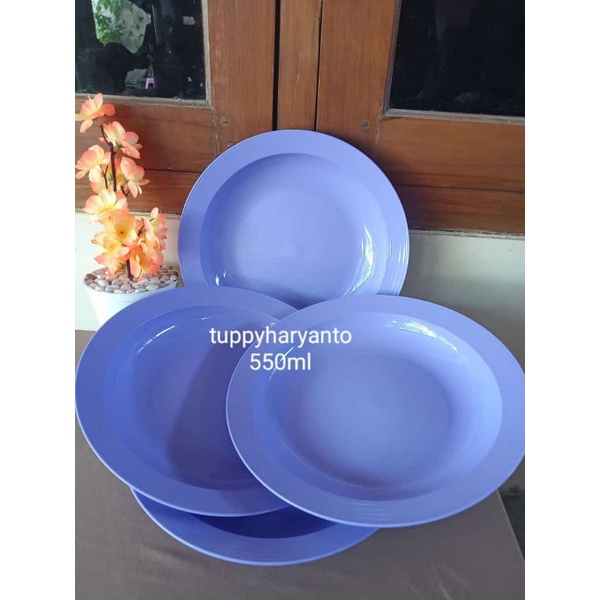 Piring makan familia plate ungu tupperware (ungu tua)