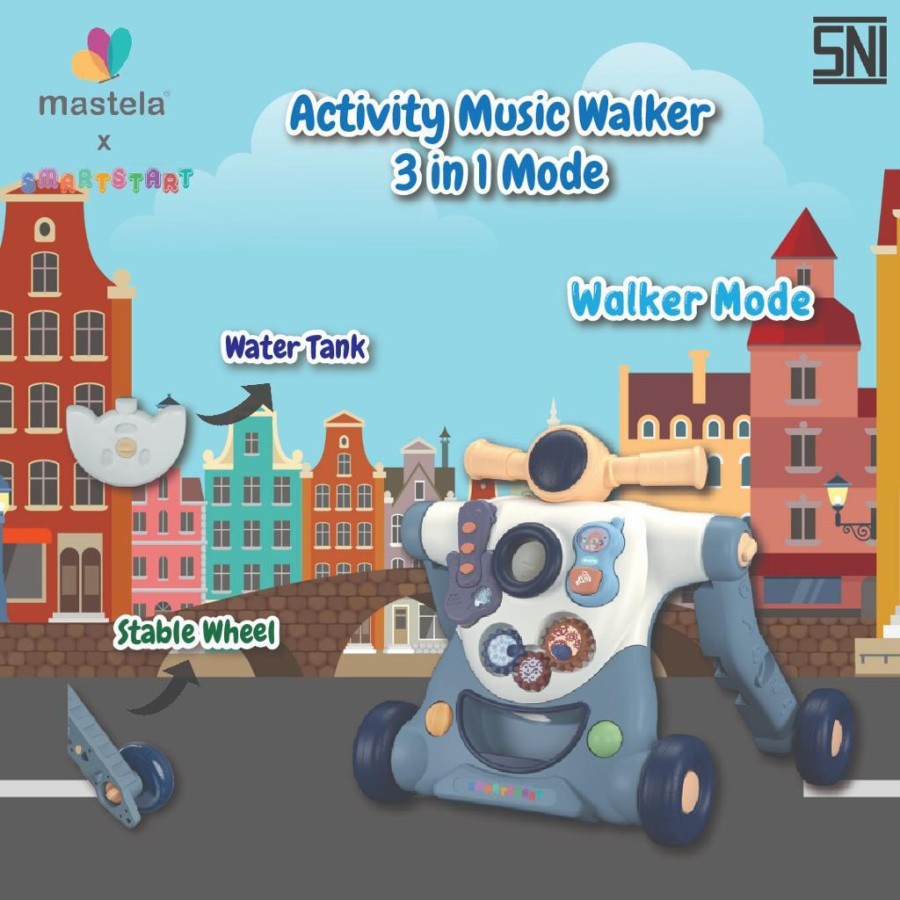 MASTELA 7881 ACTIVITY WALKER 3in1 - ALAT BANTU JALAN BAYI