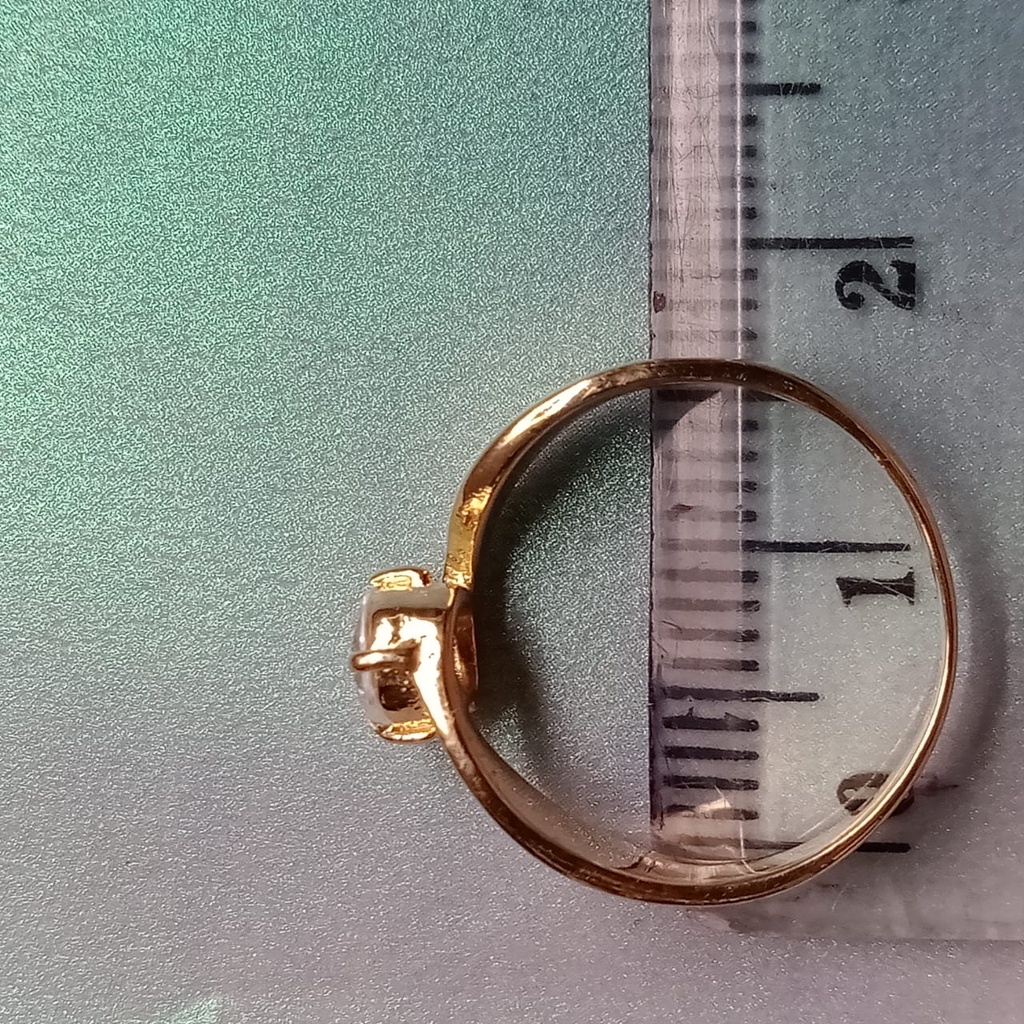 Cincin Emas 17K - 2.3 gr Kadar 750 - 450