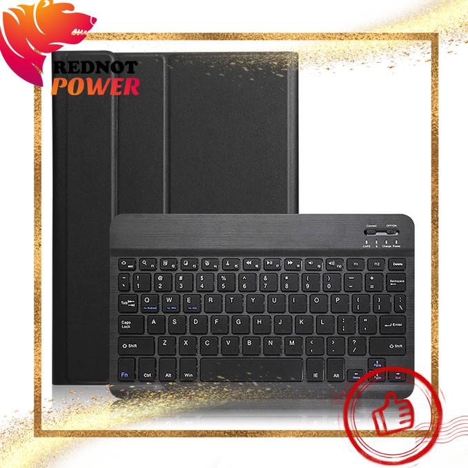 Case Samsung Galaxy Tab A 8.0 2019 P200 P205 Casing Keyboard User Guid - Hitam