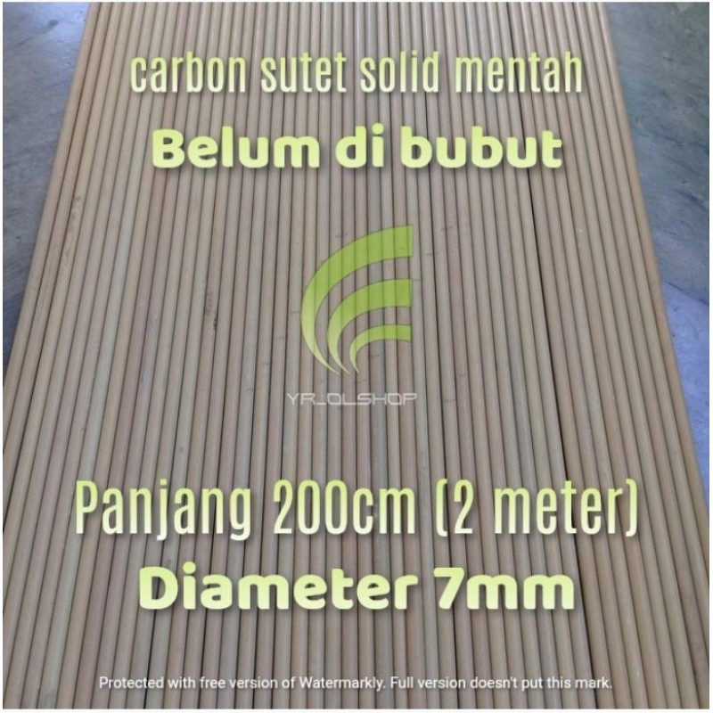 carbon sutet nonbubut 200cm 7mm