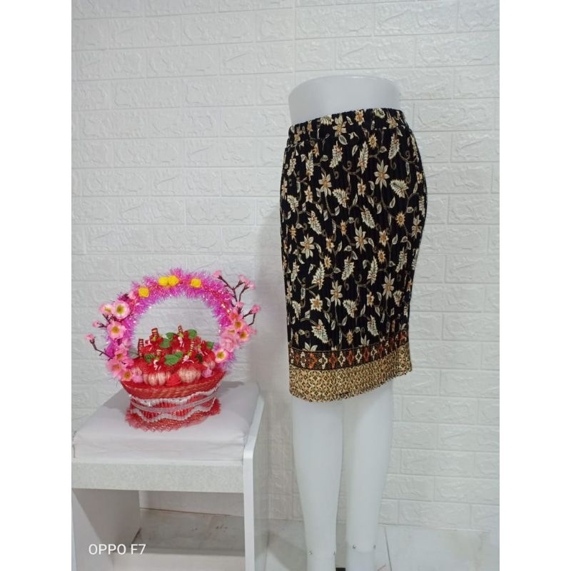 Rok Pendek Plisket / Bawahan Kebaya / Rok span