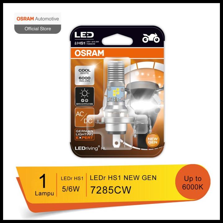 Lampu Led Motor Osram Hs1 New Gen Ac/Dc 7285Cw