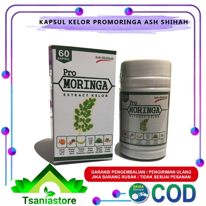 Extrak Daun Kelor Pro Moringa  kapsul daun kelor