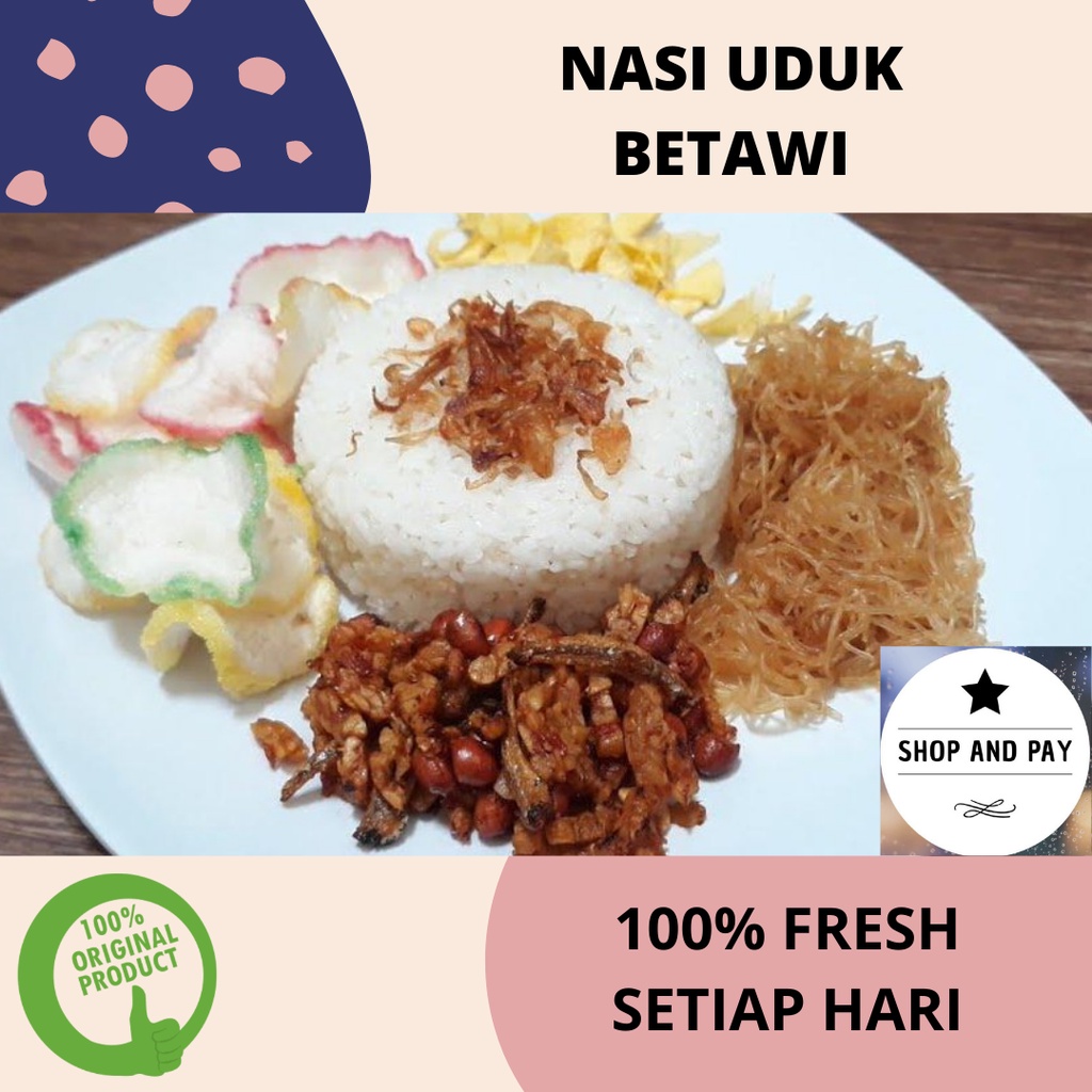 

Nasi Uduk Betawi Bungkus