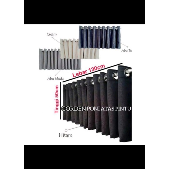 Gorden Poni Lurus Smokring Pintu