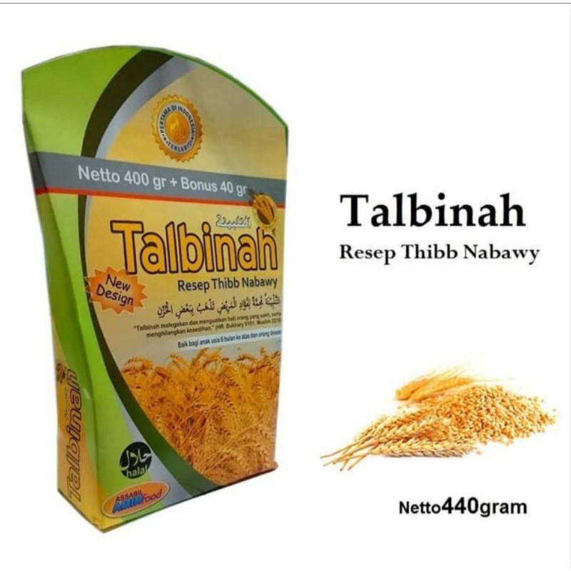 Tepung Talbinah Amin Food | Resep Thibb Nabawy 450gr | Obat Sakit Maag