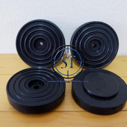 Kaki Karet P9 Dudukan Box Ampli Kursi Rubber Diameter 47mm KAret Alas Box Speaker Amplifier Pendek Bulat 4.7cm