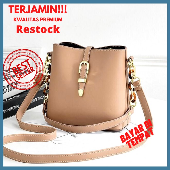 TASIMPOR66 TAS SELEMPANG WANITA EL5113 CG444 HANDBAG WANITA FASHION RANTAI IMPORT BATAM
