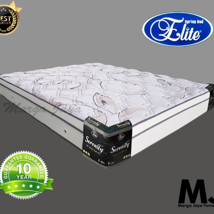 Jual Kasur Spring Bed Elite Plust Top Serenity Kain D Mattress Only Shopee Indonesia