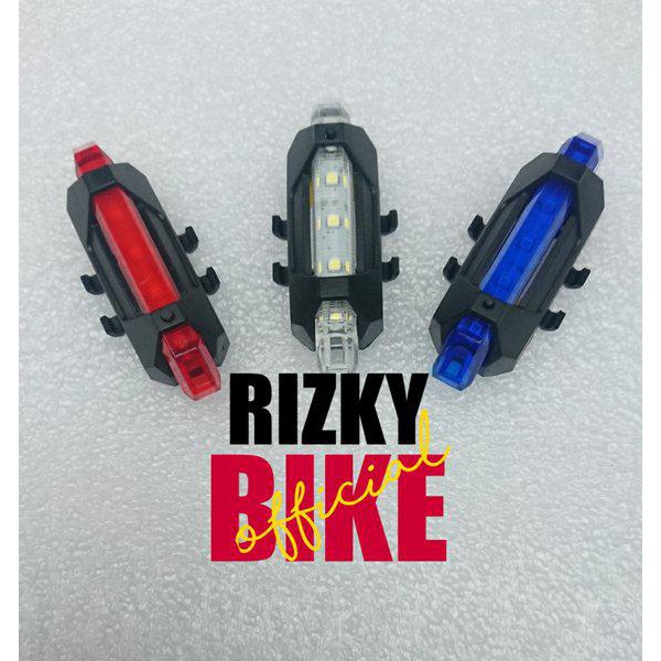 lampu led usb sepeda lipat MTB roadbike  gunung dJ dirt jump Thrill polygon pacific dahon trifold