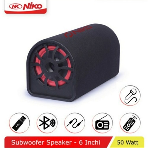 PROMO Speaker Bluetoot speaker Active Subwoofer Car Niko Gl 6