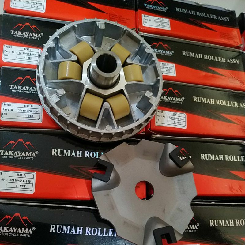 rumah roller assy komplit GFM beat fi, Vario techno karbu, Vario CBS, spacy fi TAKAYAMA CRUN