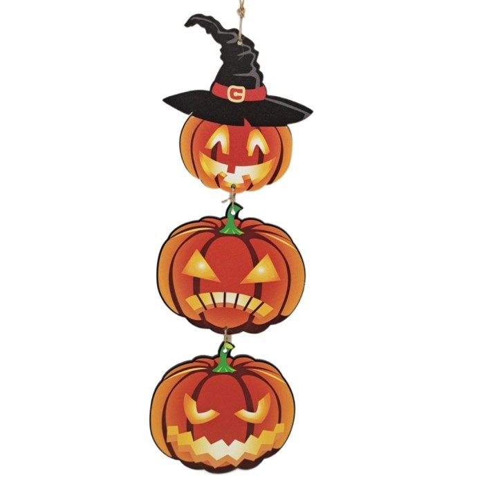 Gantungan Labu Susun Dekorasi Banner Pumpkin Jack O Lantern Halloween