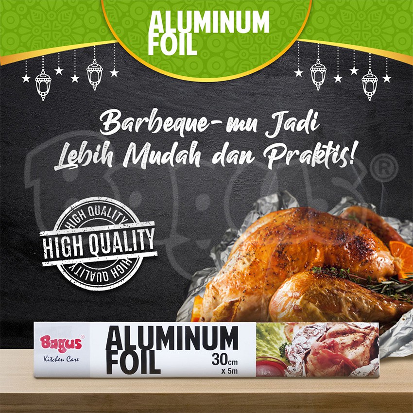 Bagus Aluminium Foil Box - 30 cm x 5 m W-21420