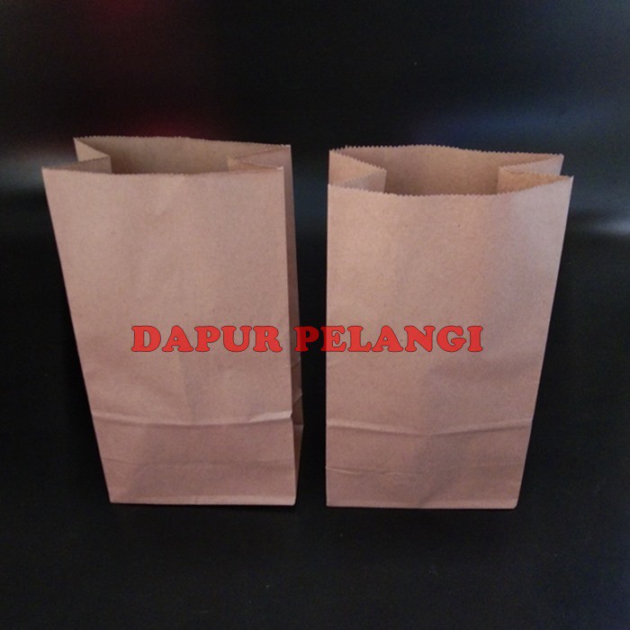 

Kantong Kertas Coklat / Paper Bag Coklat / Kantong kertas Roti kemasan makanan food grade