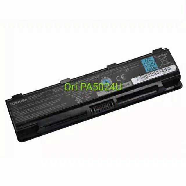 BATERAI TOSHIBA ORIGINAL C800 C805 C840 C845 C850 C40-A C40-B C50-A  L800 L840 L845 PA5024 PA5026