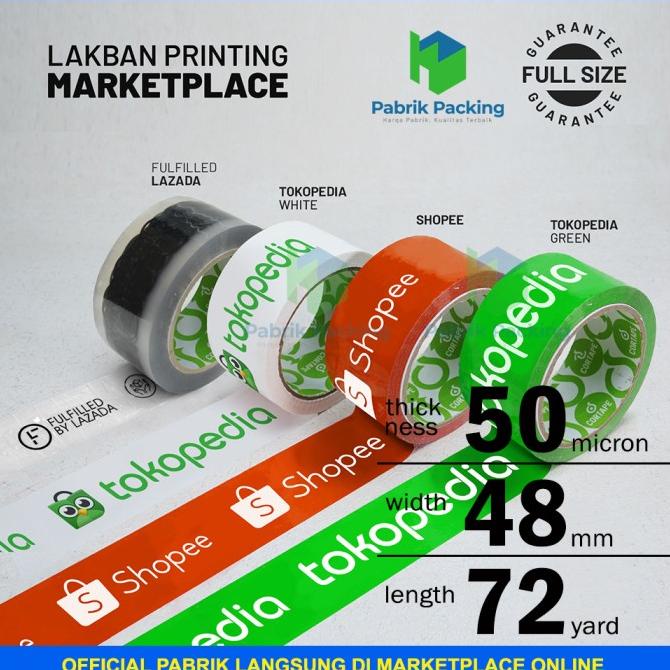 

Diskon LAKBAN / PLAKBAN PRINTING MARKETPLACE ONLINE PREMIUM MURAH SATUAN Diskon