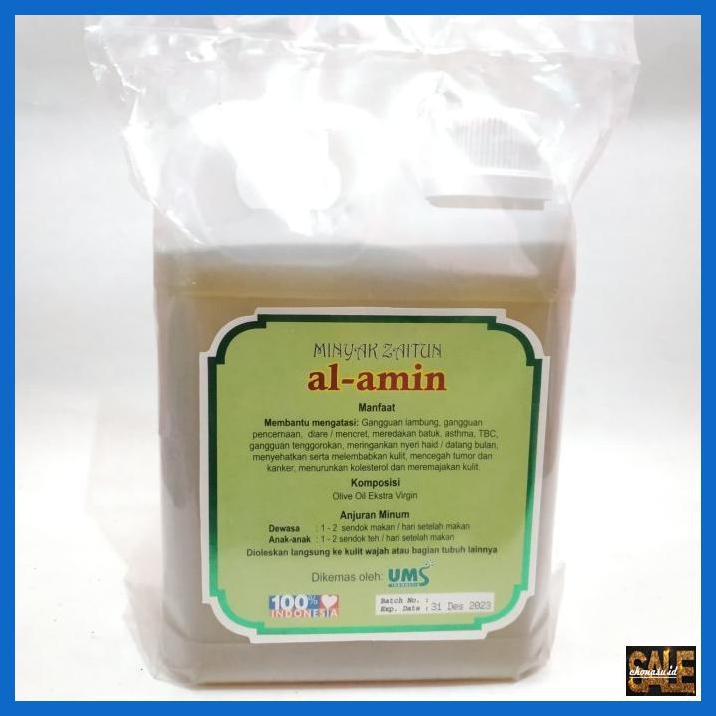 

NIMATIVRAMBUT- MINYAK ZAITUN AL-AMIN 1 LITER OLIVE OIL EXTRA VIRGIN 1000 ML -ASLII.