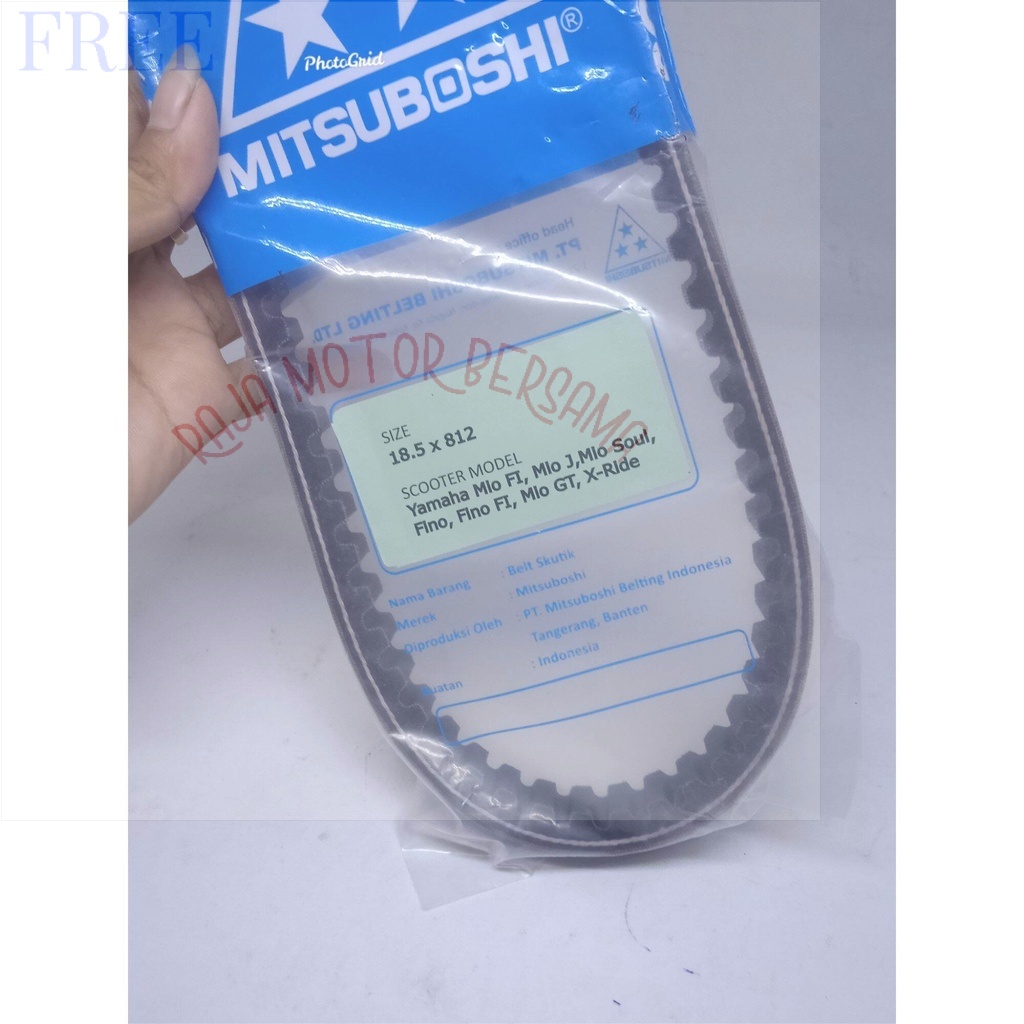 V belt ban penggerak vanbelt ORI Mitsuboshi V Belt 54P Yamaha Mio FI Mio J Mio Soul GT  Fino 115 FI 