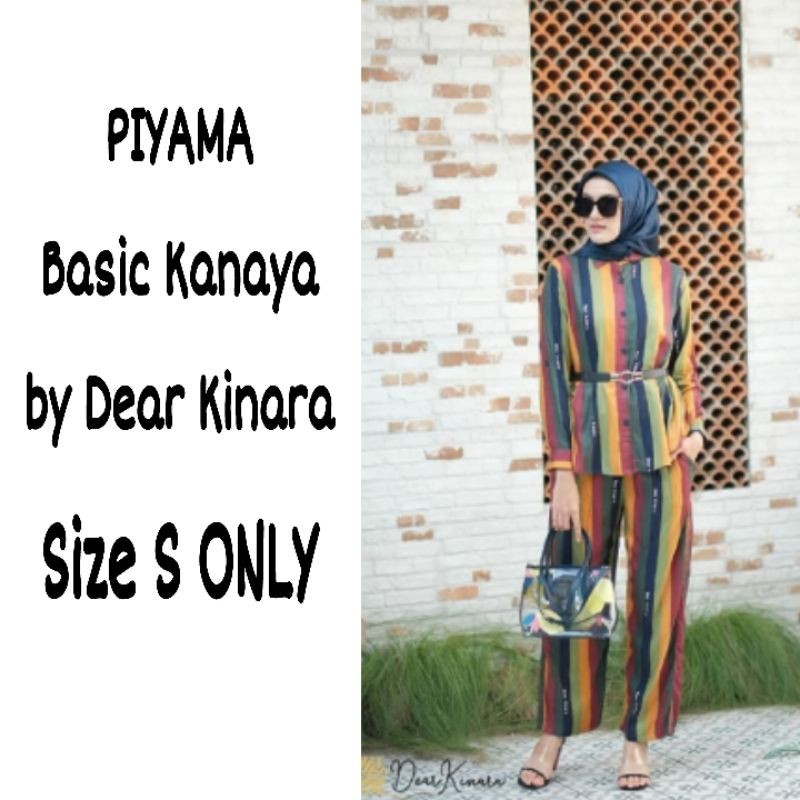 Piyama BASIC KANAYA Size S ONLY by Dear Kinara
