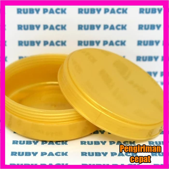 [ isi 10Pcs ] Pot Lulur 100 Gram Emas Emas