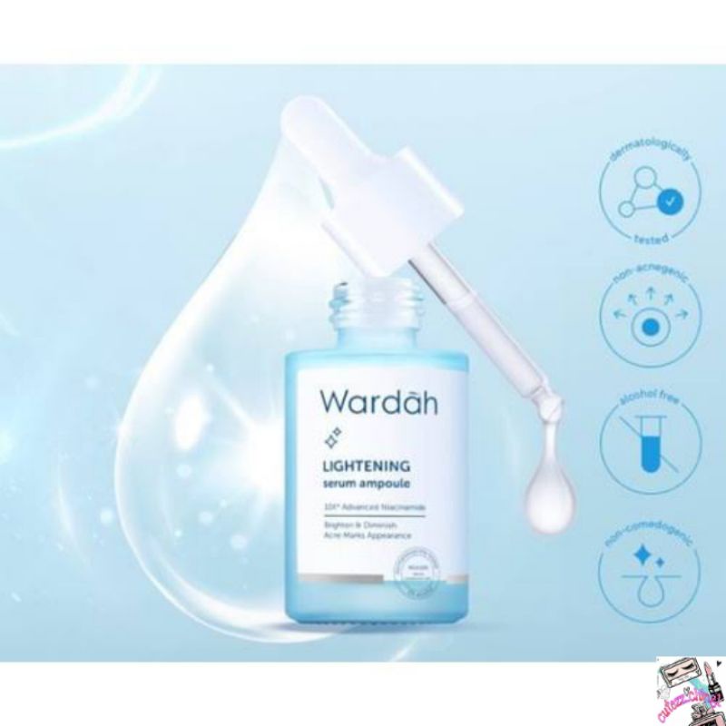 ☃️Cutezz_Ching1☃️Wardah Lightening Serum Ampoule 30ml