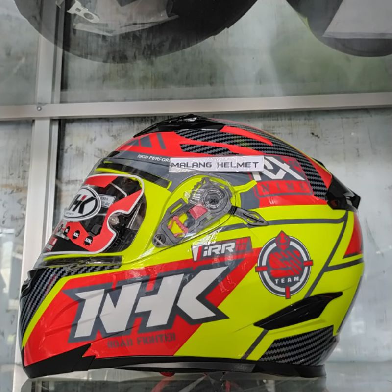 Helm NHK RX9 Racer Yellow Red