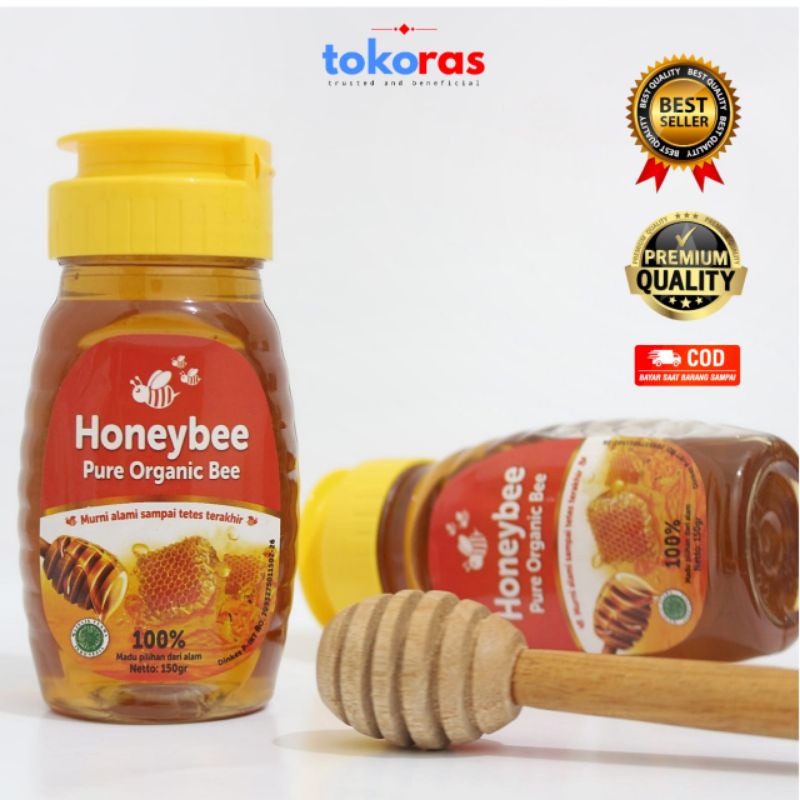 

Madu Murni 100% HONEY BEE Botol Madu TJ Tanpa Glukosa Nektar Karet