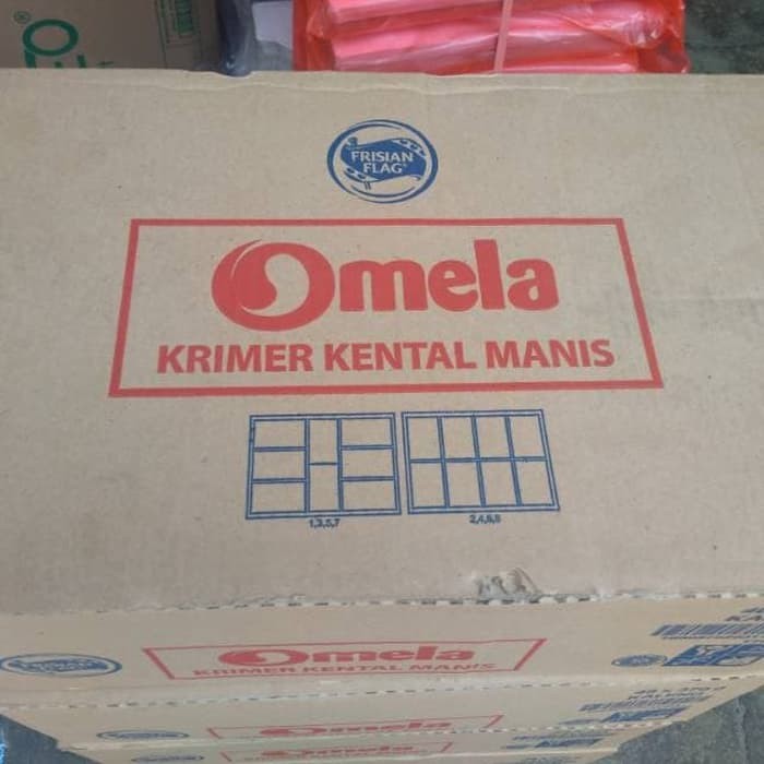 susu omela 48x370gr per dus gojek grab susu kental manis murah