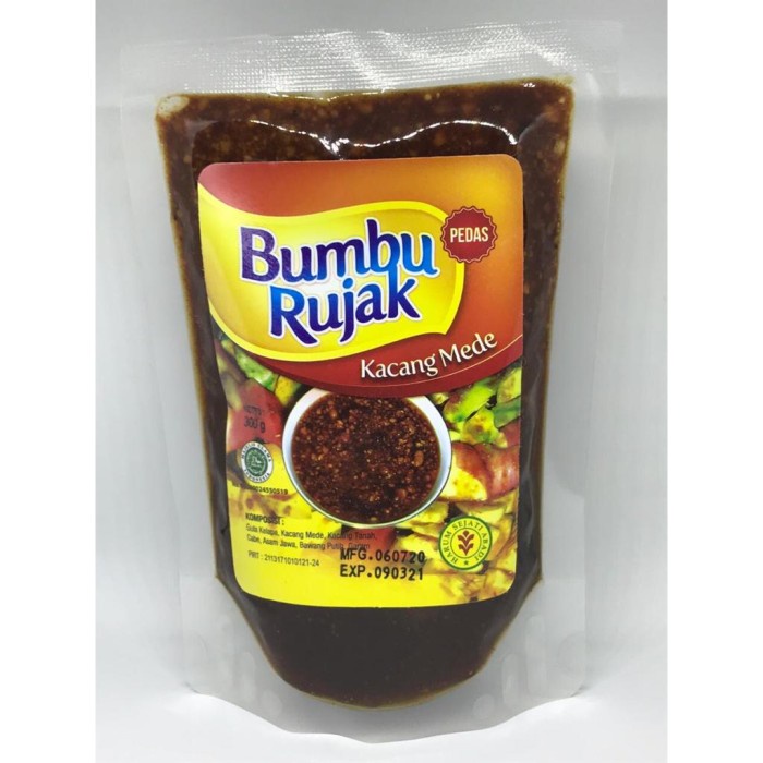 

Siap Kirim Bumbu Rujak Kacang Mede & Terasi Kemasan Pouch 300 Gram - Mede Pedas