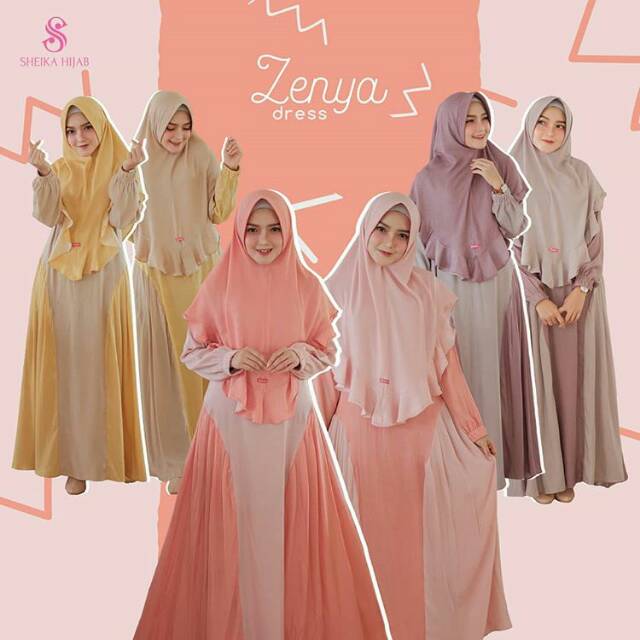 ZENYA DRESS ORI SHEIKA HIJAB
