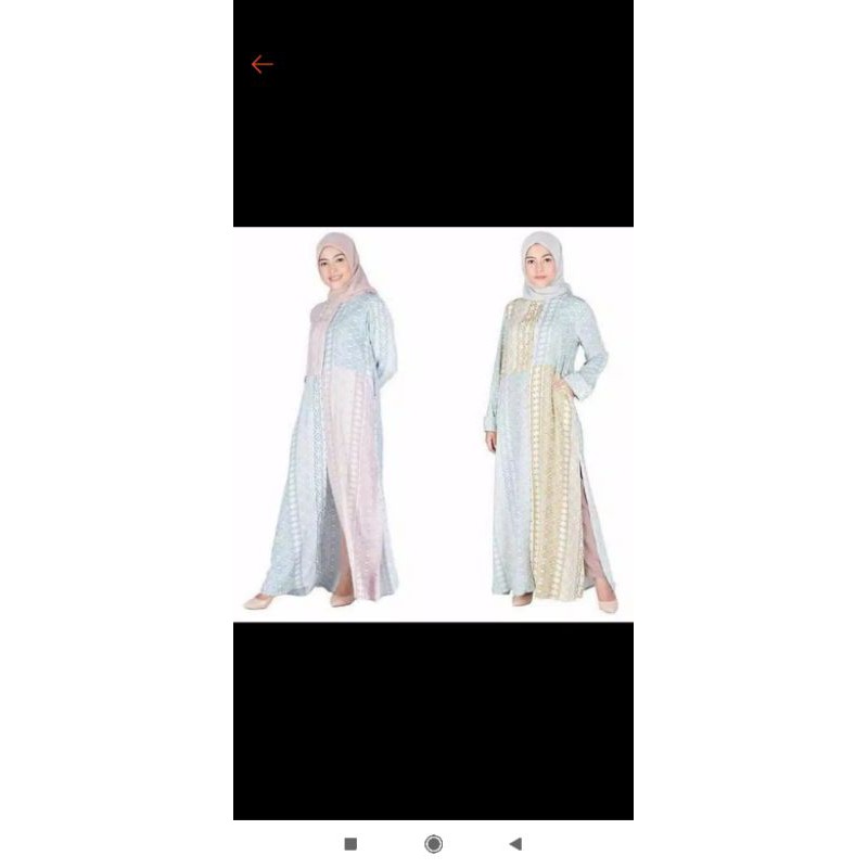 Wulan long Tunik green by Ria Miranda preloved like New