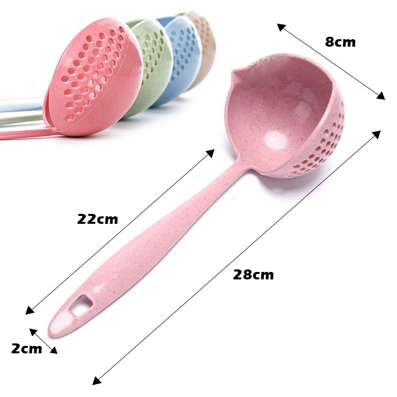 AGG - 268 Centong Sayur 2in1 / Sendok Sayur Saringan / Centong Sayur Sup Multifungsi / Peniris Kuah Sop