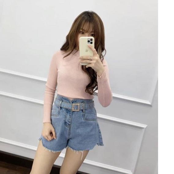 Korean BETTY TURTLENECK Lengan Panjang  Atasan KNIT  TEBAL