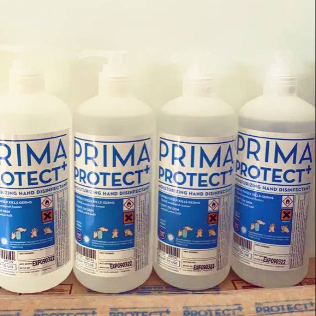 Hand sanitizer Prima protect+ 500ml / sanitizer cair 500ml