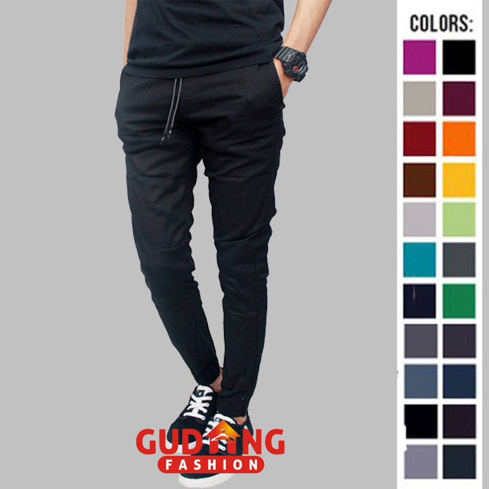 Celana Pria Jogger Panjang Modis Stretch - Banyak Pilihan Warna CLN (COMB)