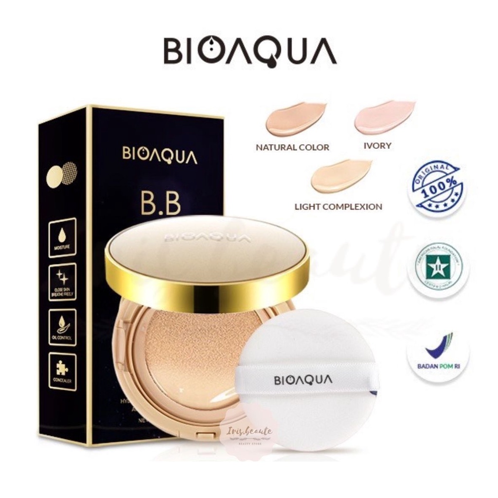 BIOAQUA Hydrating Soft And Flawless Air Cushion BB Cream / BB Cushion Medium Coverage