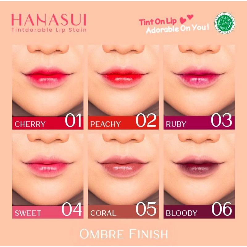 ⭐BAGUS⭐ HANASUI MATTEDORABLE LIPCREAM &amp; BOBA EDITION | Lip Cream Matte Lip Stain Liptint