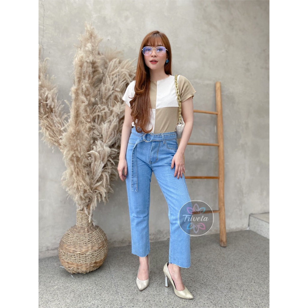 CLEA LIGHT JEANS BOYFRIEND WANITA /. BOYFRIEND JEANS WANITA