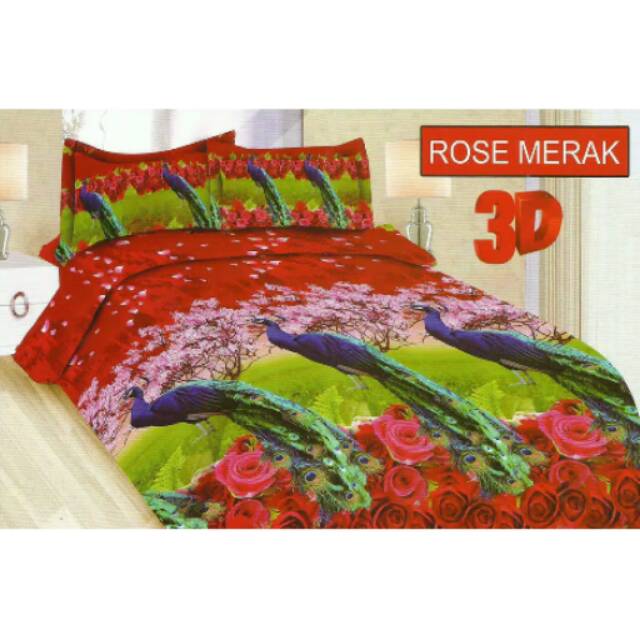 Sprei bonita disperse 3D rose merak