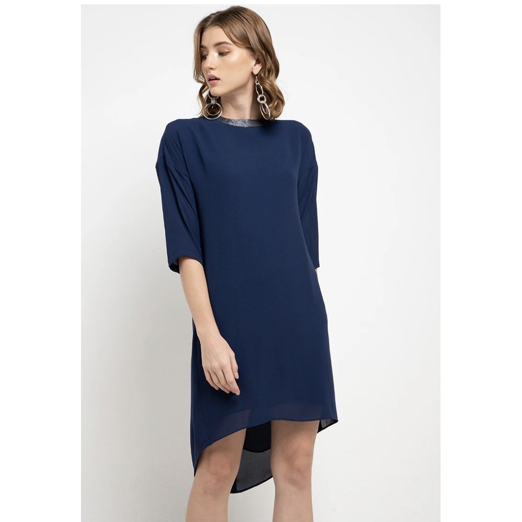 ETOILE D'ELFAS DRESS CHRISTINA NAVY