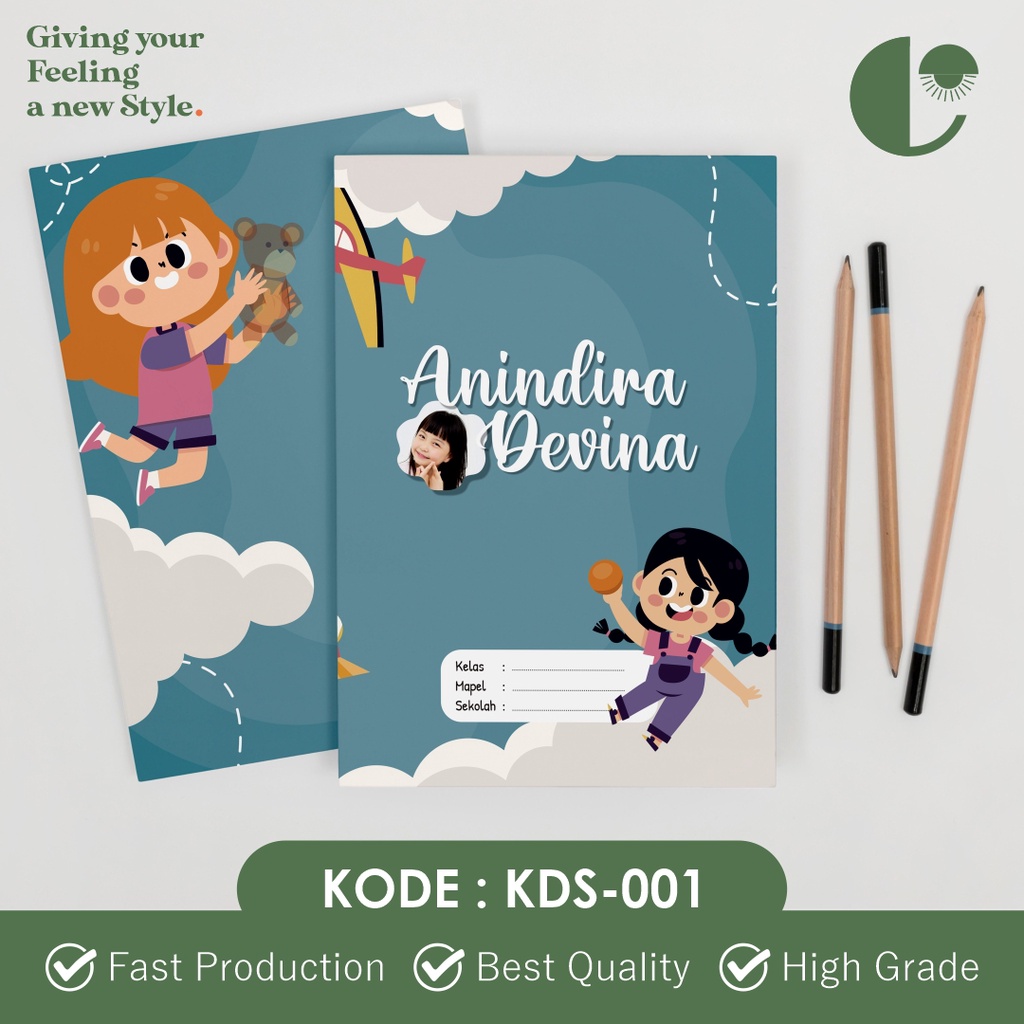 

Sampul Buku Custom | Sampul Aesthetic | Sampul Custom Nama | Free Desain - KDS-001